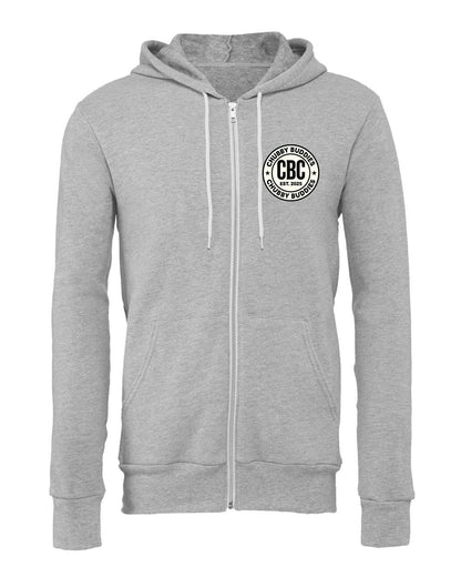 Zip up fleece hoodie